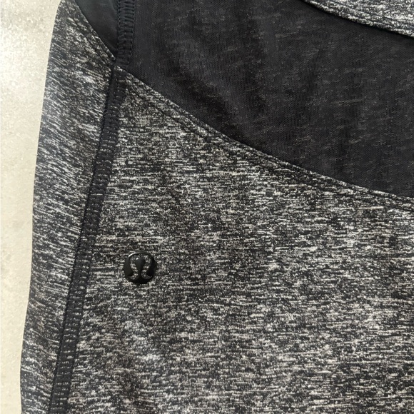 lululemon athletica Black and Gray Muscle Tee - Picture 3 of 4